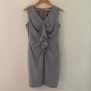 Calvin Klein gray sleeveless sheath dress 10 NWT